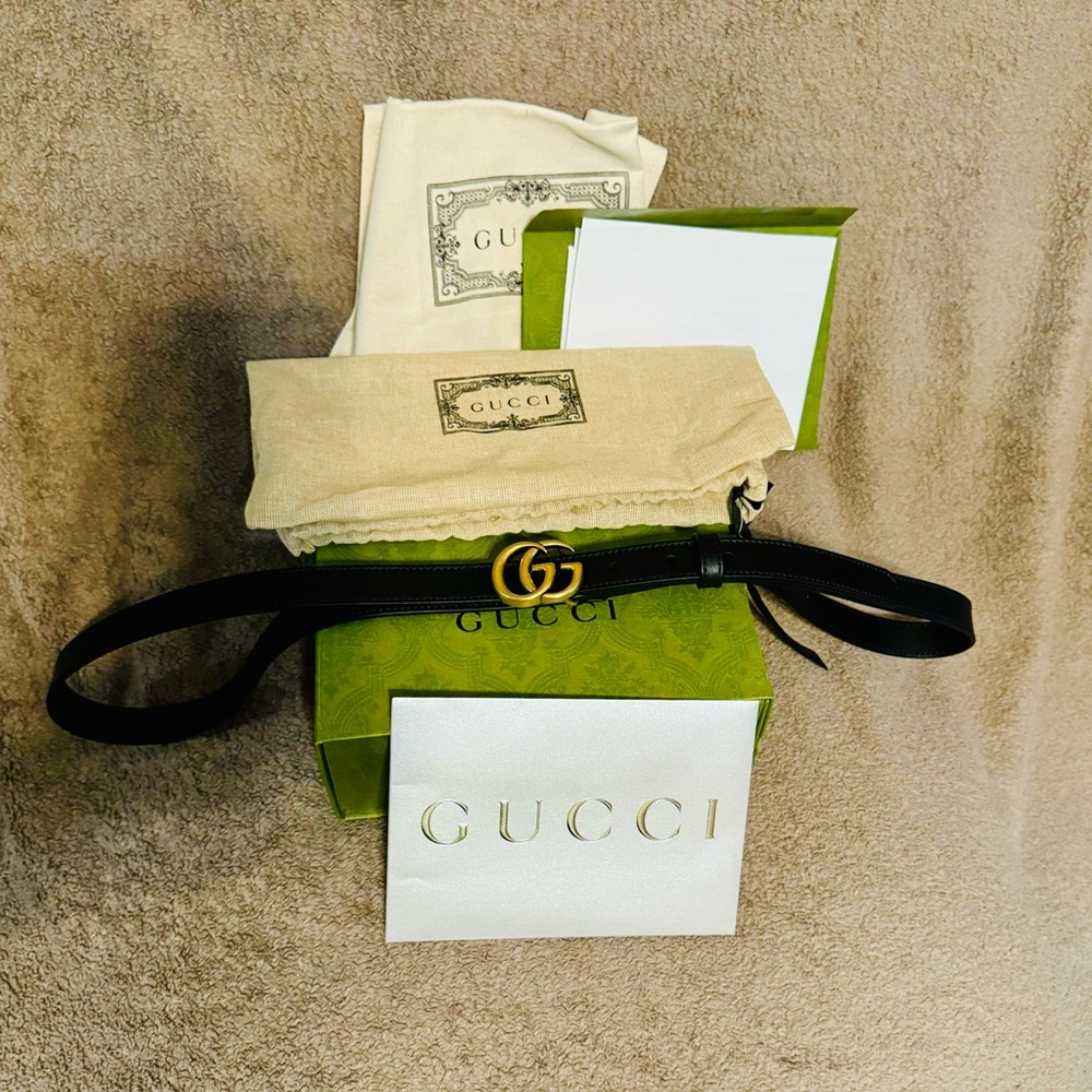 GG Marmont Thin Belt
